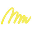 Picture of SHARPIE CREATIVE PERMANENT BRUSH MARKER YELLOW